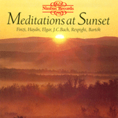 Meditations at Sunset with Finzi's Ecologue album cover